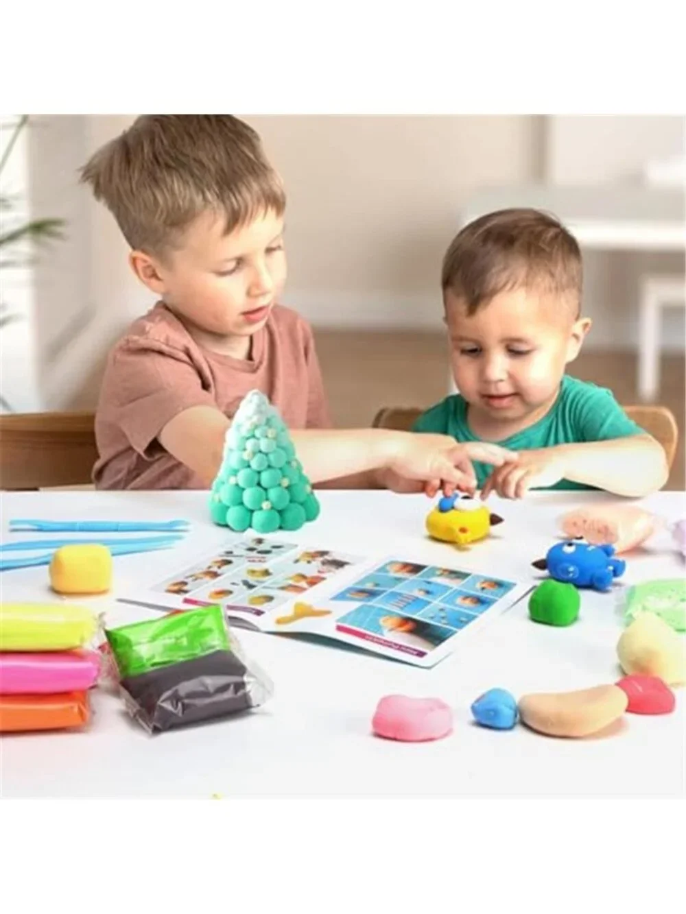 New Air Dry Clay Kit,56 Colors Modeling Magic Clay for Kids,DIY Classroom